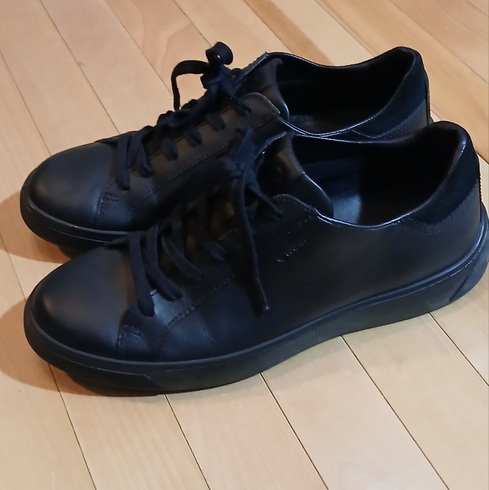 Black Leather Men's Shoes
